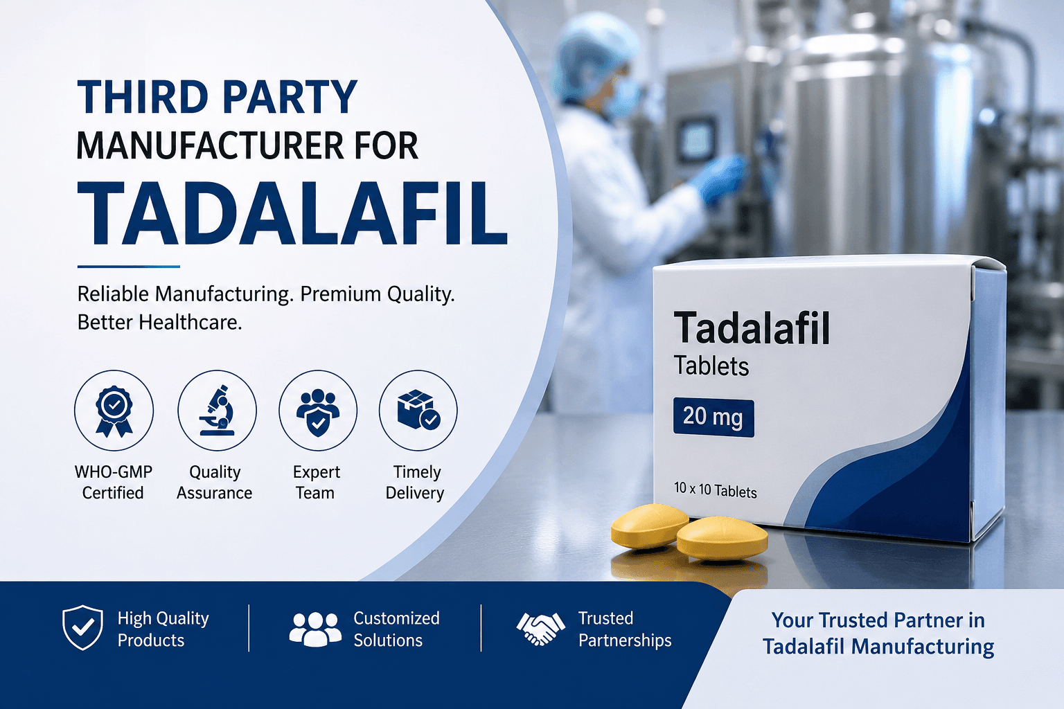 How to Choose the Best Third Party Manufacturer for Tadalafil