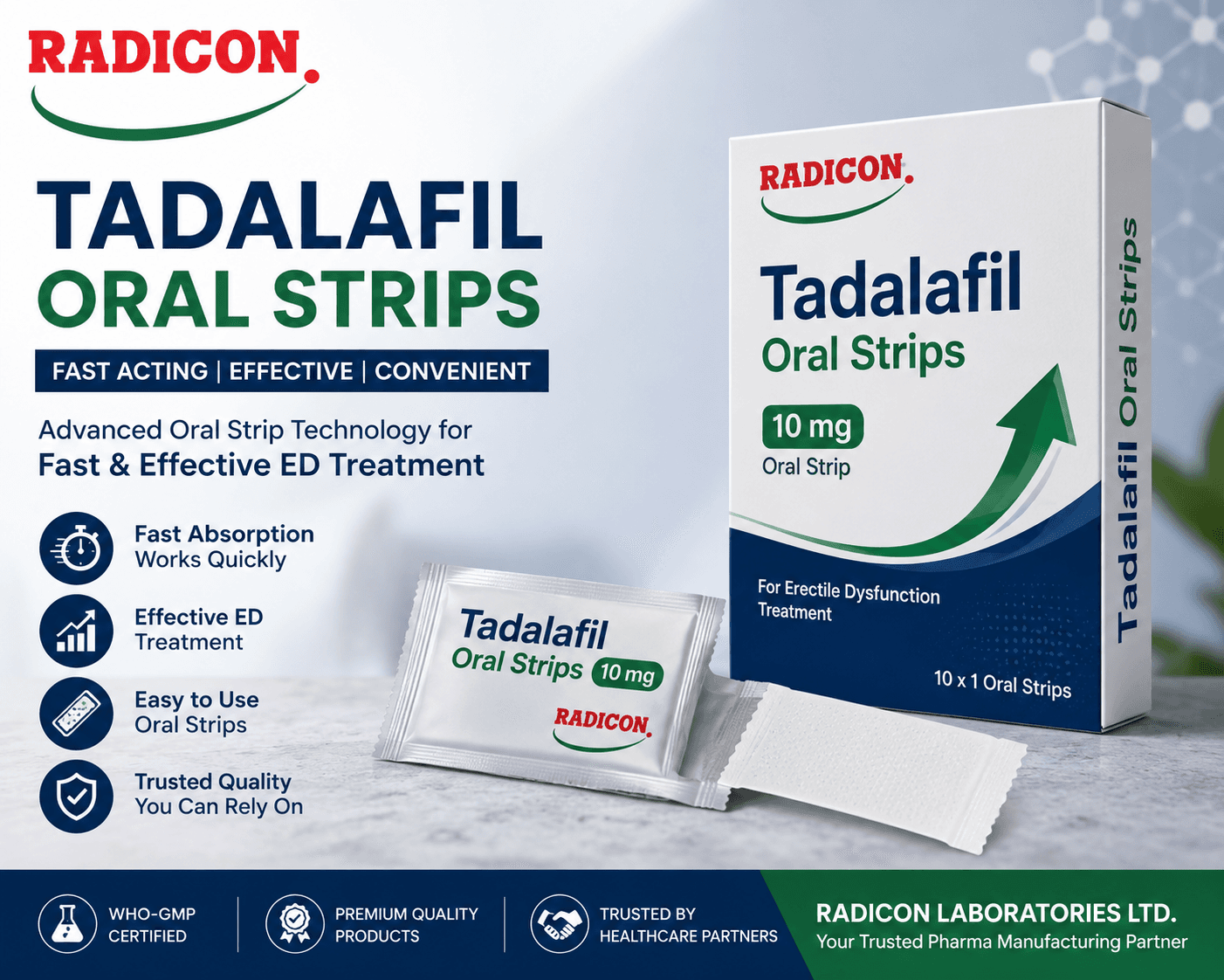 Tadalafil Oral Strips for Fast and Effective ED Treatment