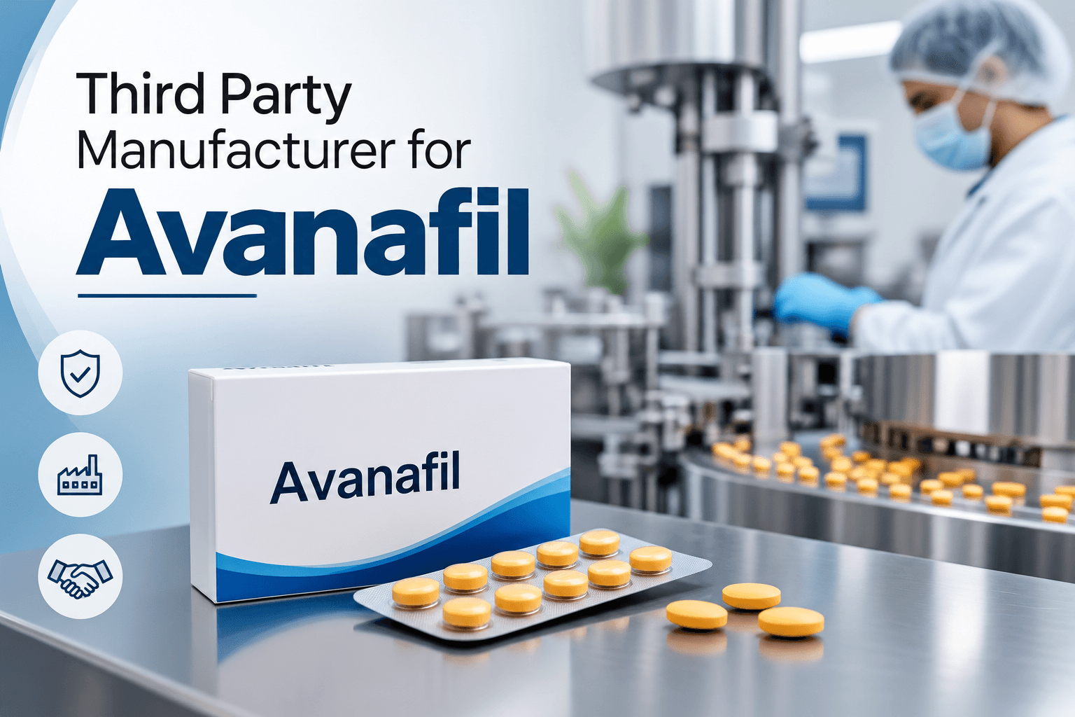Leading Avanafil Manufacturer for Third Party Manufacturing