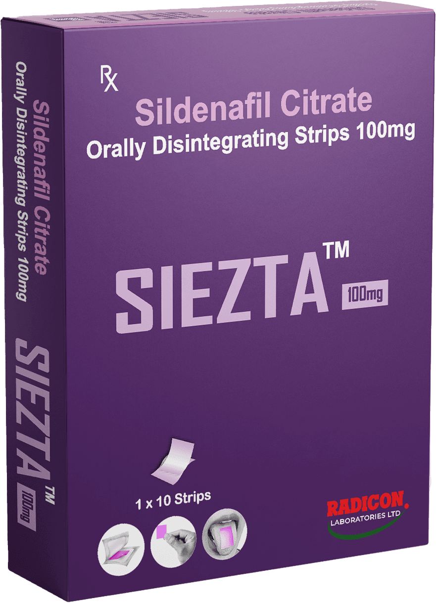 Sildenafil 100mg Oral Strips